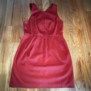 Burnt orange color forever 21 dress